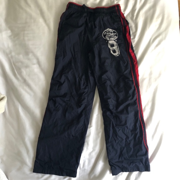 Retro Racing Pant with Red Stripes - Picture 2 of 4